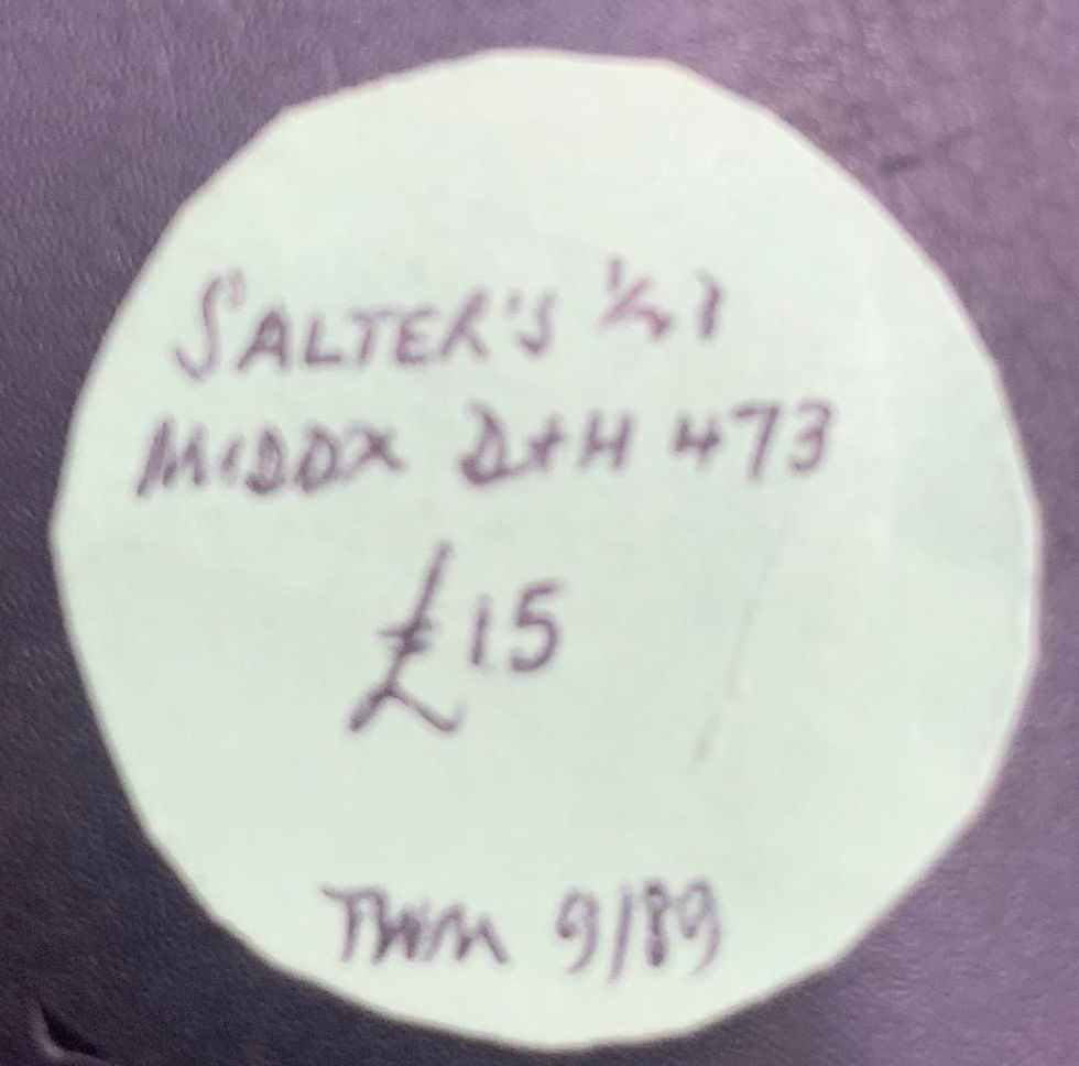 Thumbnail: Middlesex. Salters. 18th Century Tradesman Token, D&H 473