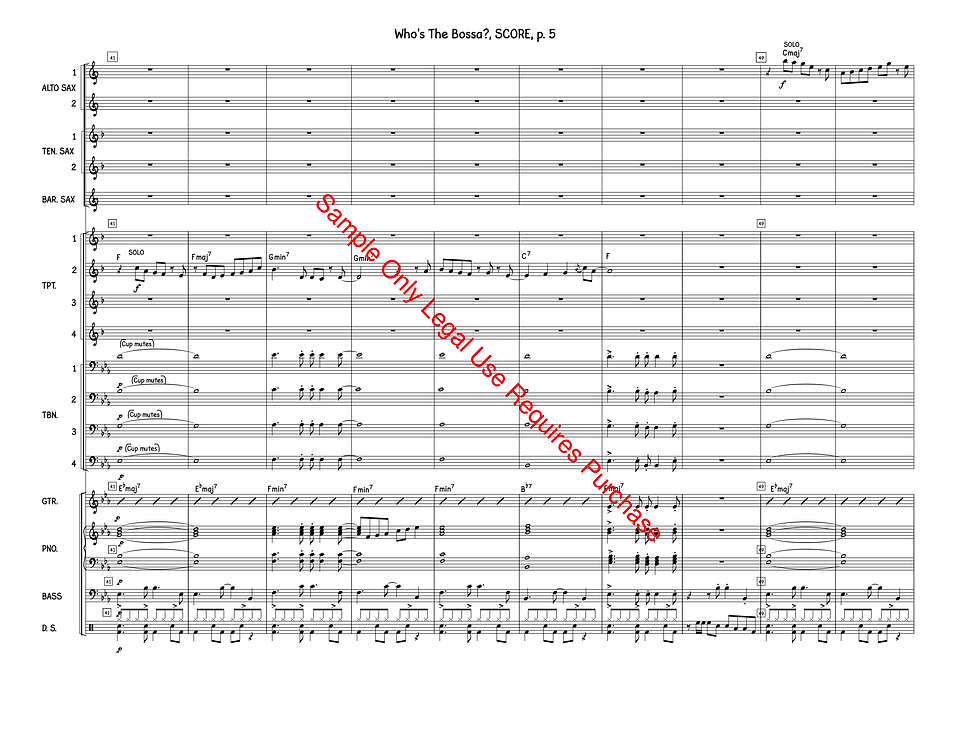Thumbnail: Who's The Bossa (Hard Copy)