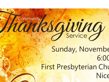 Community Thanksgiving Service