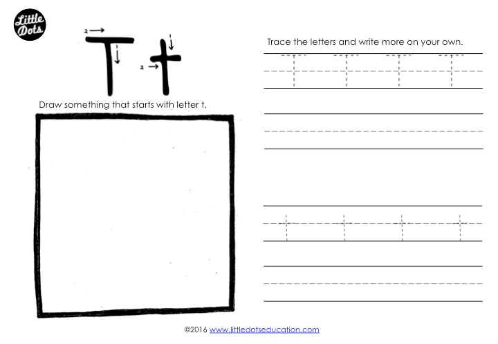 Preschool Letter T Activities and Worksheets