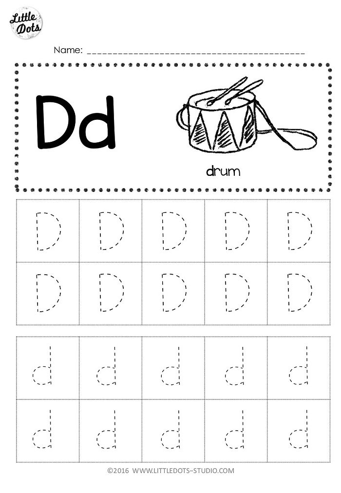 Free Letter D Tracing Worksheets free-letter-d-tracing-worksheets