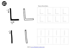 Preschool Letter L Activities and Worksheets