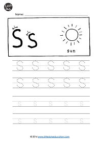 Free letter S tracing worksheets