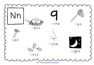 Preschool Letter N Activities and Worksheets
