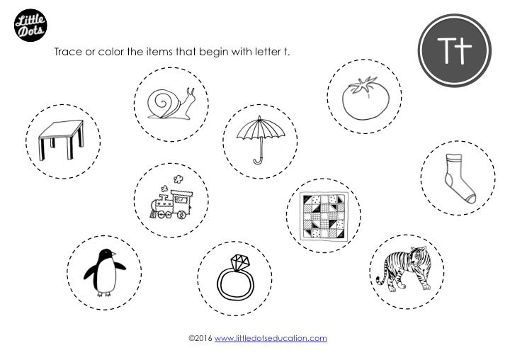 Preschool Letter T Activities and Worksheets