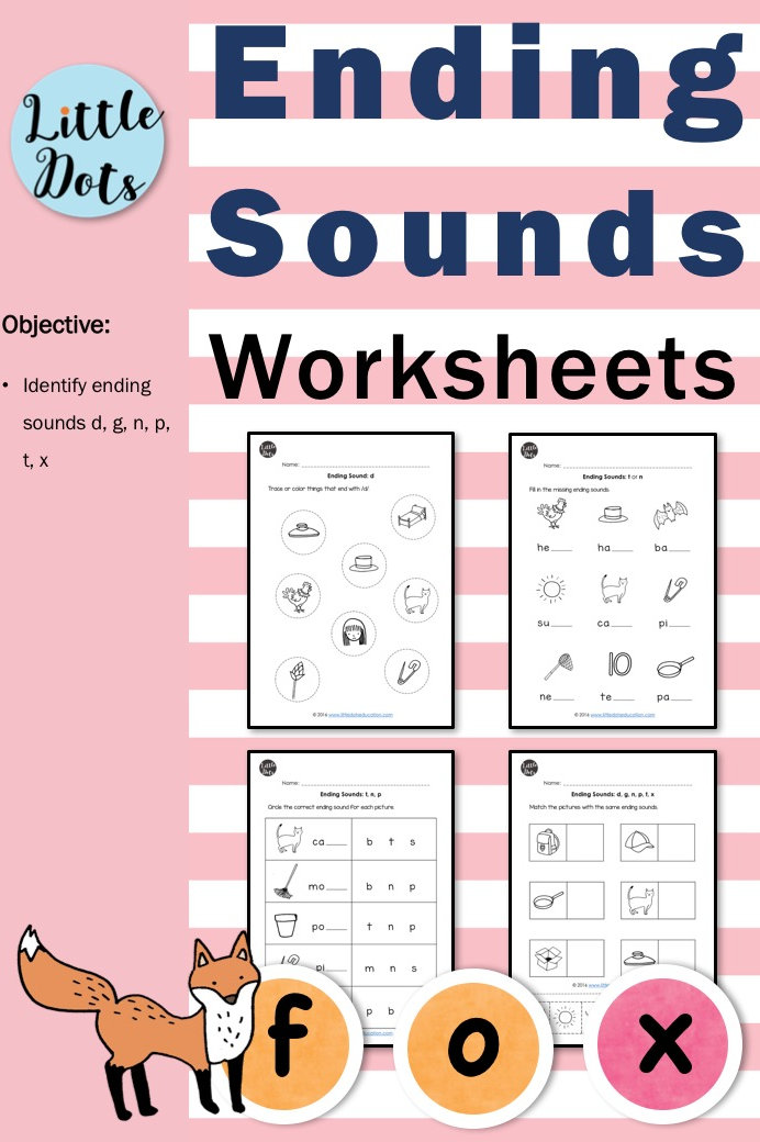 ending sounds worksheets