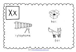 preschool letter x activities and worksheets