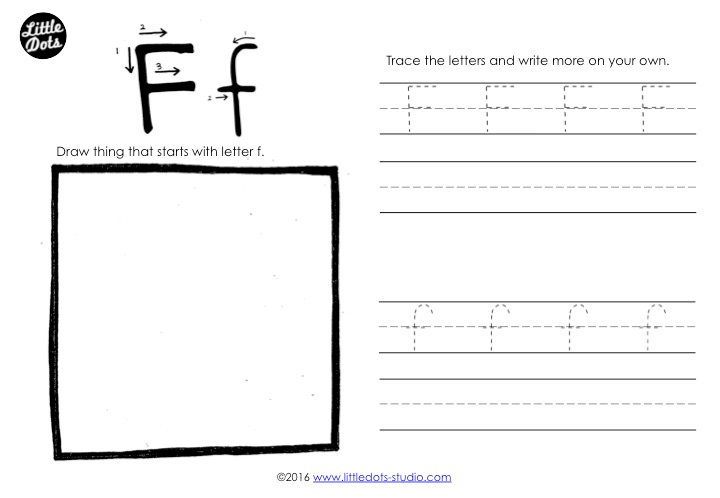 Preschool Letter F Activities and Worksheets