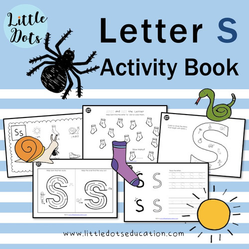 Letter S Activity Book