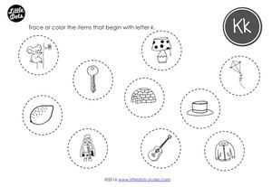preschool letter k activities and worksheets