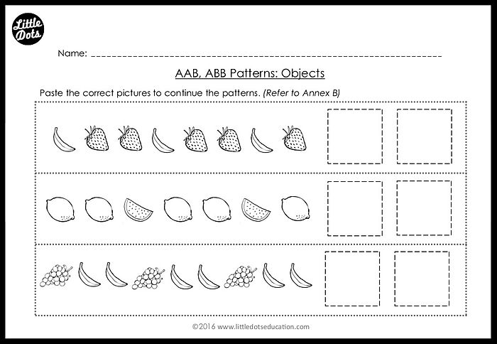 AAB and ABB Patterns Worksheets and Activities for Kindergarten aab-and-abb-patterns-worksheets-and-activities-for-kindergarten