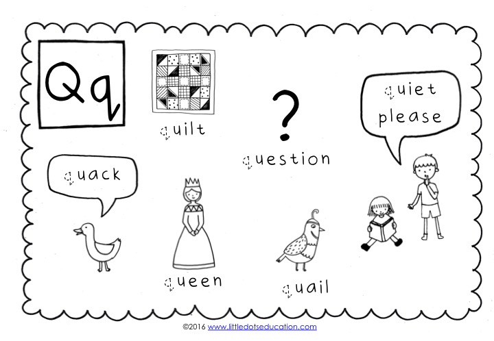 Preschool Letter Q Activities and Worksheets