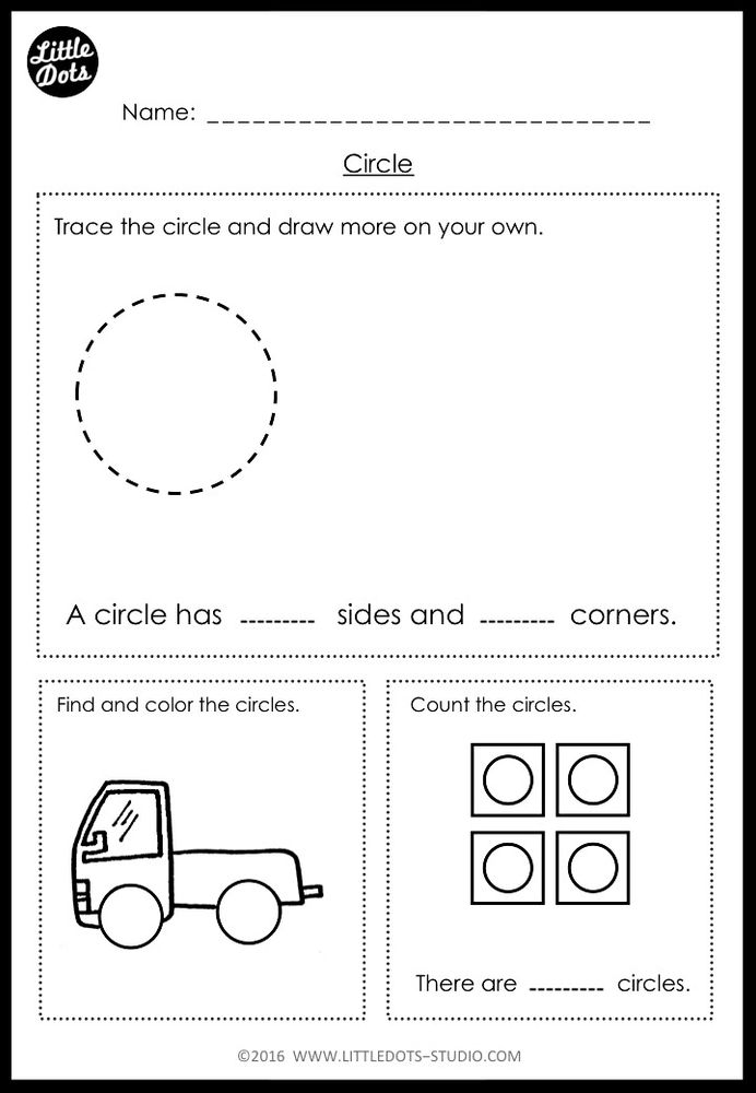 Kindergarten Math Shapes Worksheets and Activities