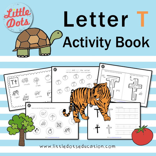 Letter T Activity Book
