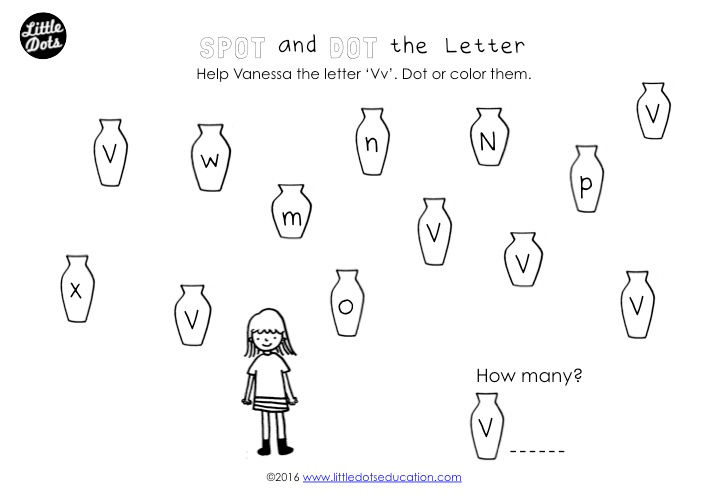 Preschool Letter V Activities and Worksheets