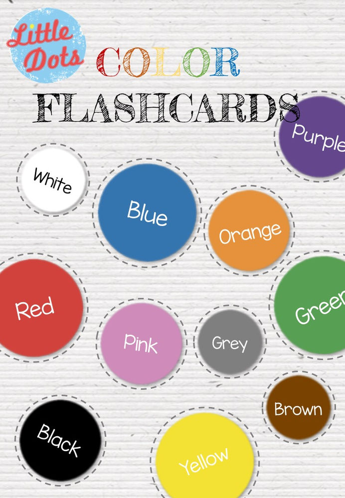 Printable Flashcards Colors Printable Flashcards Colors