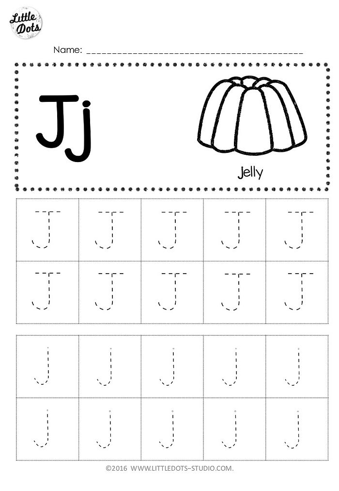 Free Letter J Tracing Worksheets free-letter-j-tracing-worksheets