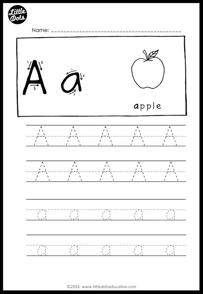 alphabet tracing activities for letter a to z