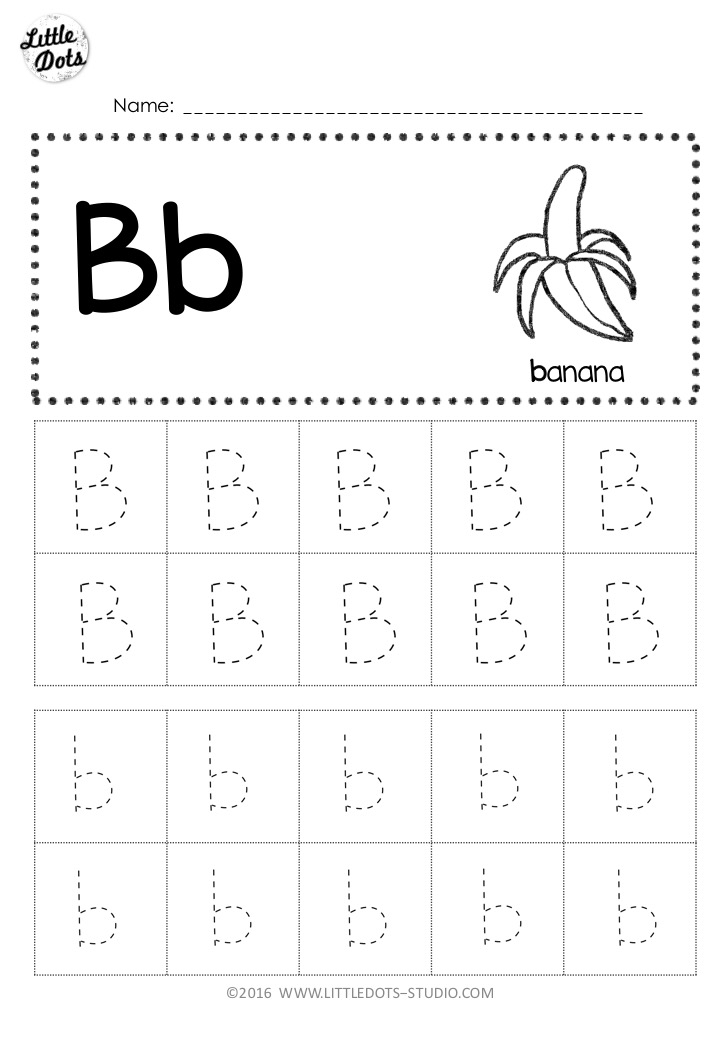 Free Letter B Tracing Worksheets 108 Best Images About Homeschooling