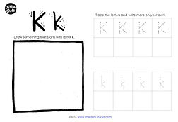 preschool letter k activities and worksheets
