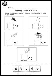 Beginning Sounds Worksheets and Activities