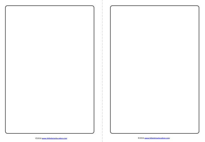 Printable blank book template - jawerstellar