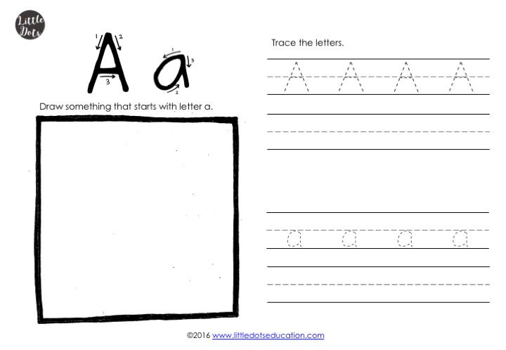 Thumbnail: Letter A to Z activities for preschool