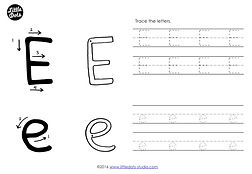 preschool letter e activities and worksheets
