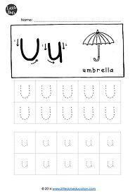 Free letter W tracing worksheets