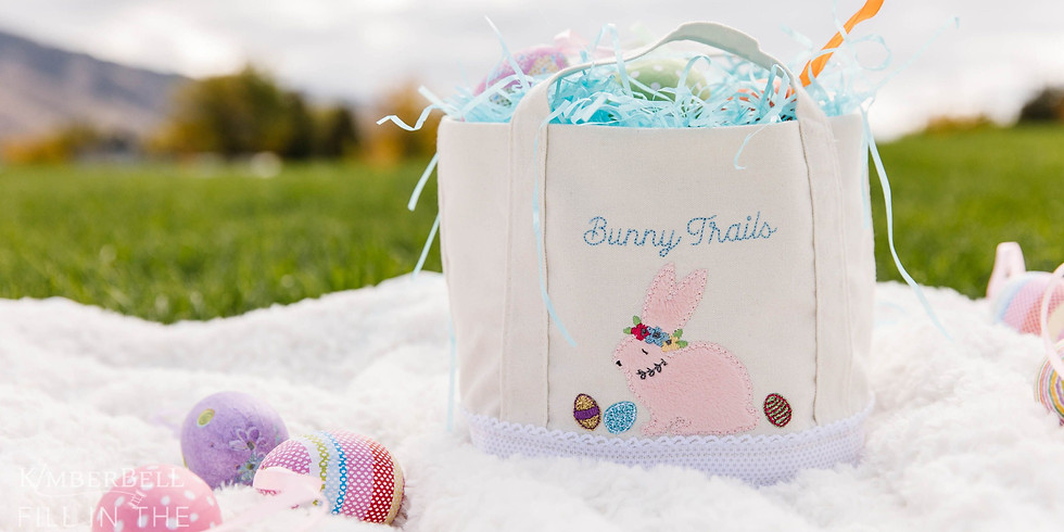 Kimberbell Klub March 2021 "Bunny Trails and Cotton Tails" Bunny Busket