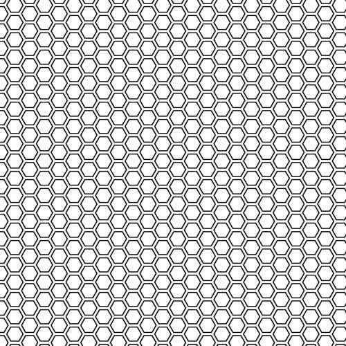 Honeycomb pattern background, a repetitive design of multiple small hexagonal shapes