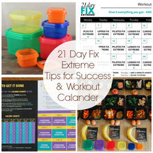 21 Day Fix Extreme | Tips for Success & Workout Calander