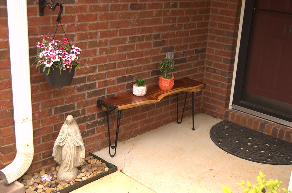 Thumbnail: Red Cedar Live-Edge Plant Stand