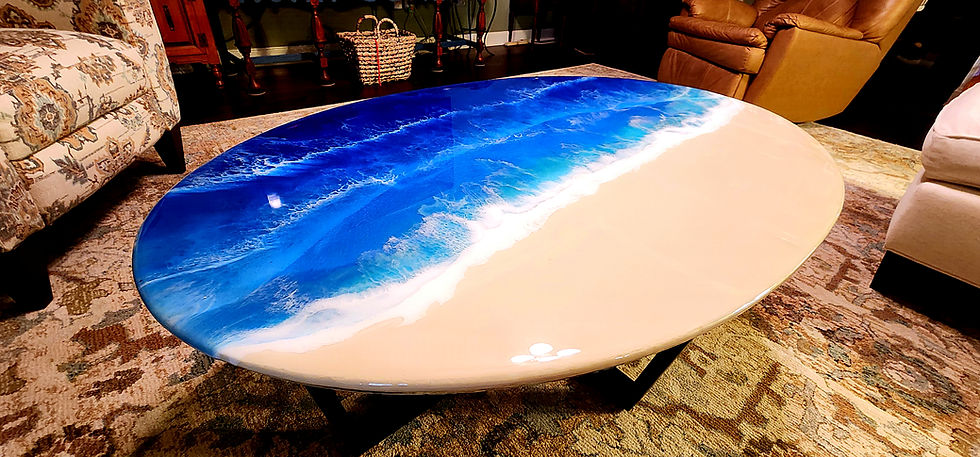 Thumbnail: Oceans Breath - Eternal Waves Captured in Resin