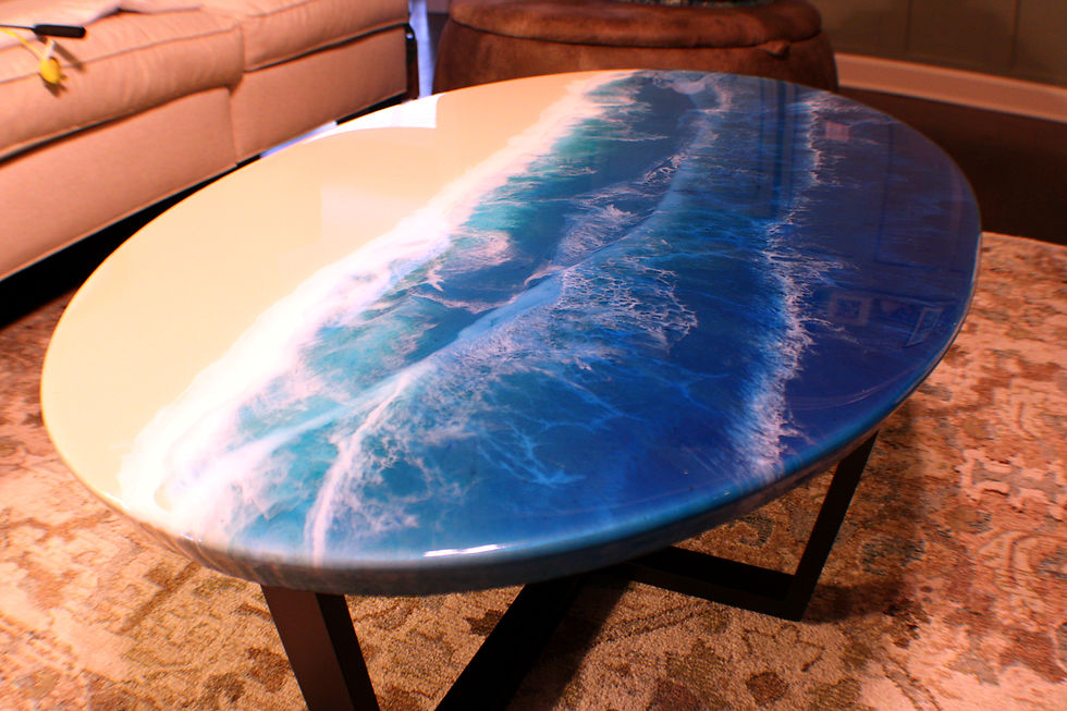 Thumbnail: Oceans Breath - Eternal Waves Captured in Resin