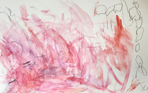 The artwork of Colby Martel, an artist with Down syndrome.