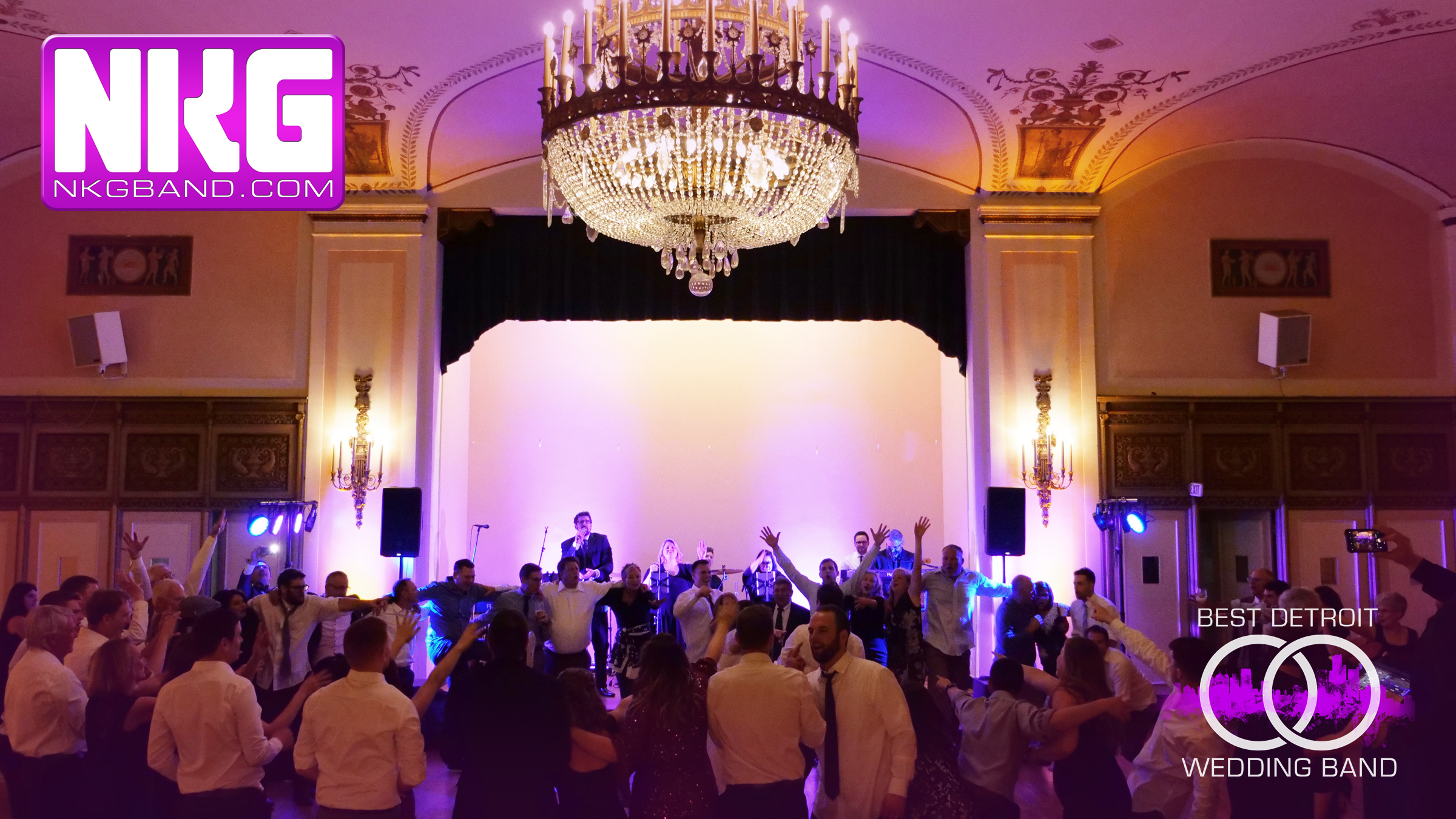 NKG Masonic Temple Detroit Wedding
