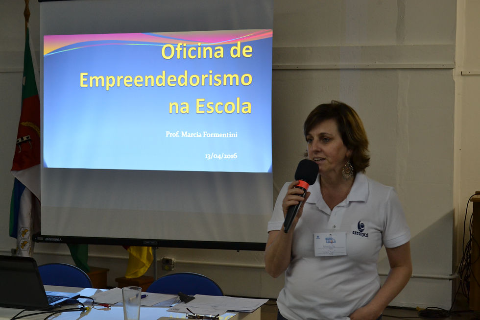Professora Márcia Formentini falou sobre o Empreendedorismo no ambiente escolar