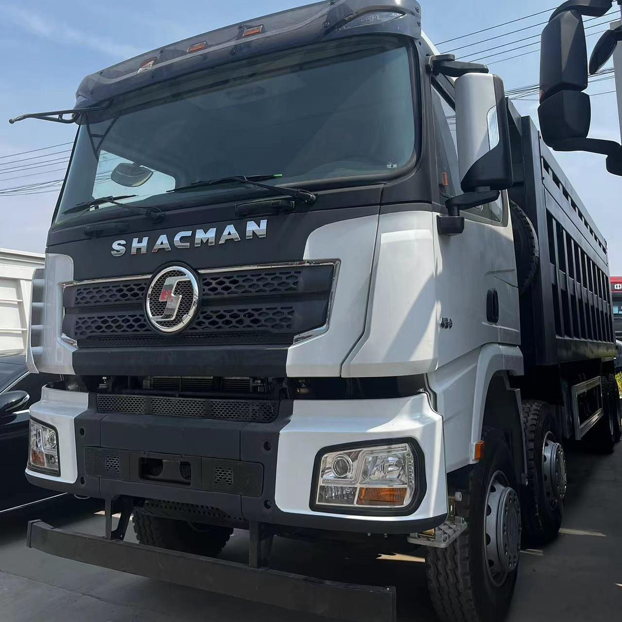 SHACMAN X3000 8×4 2nd hand end dump truck for sale