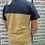 Miniatura: Polo bicolor con mezza zip