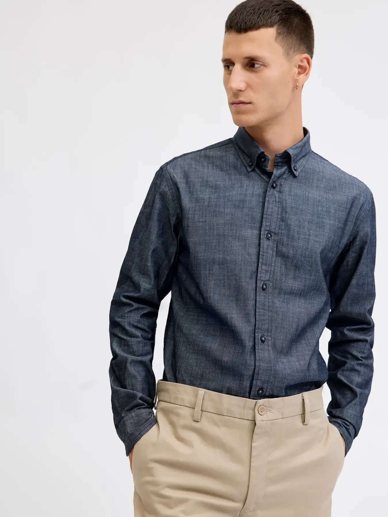 Camicia in chambray Jack & Jones