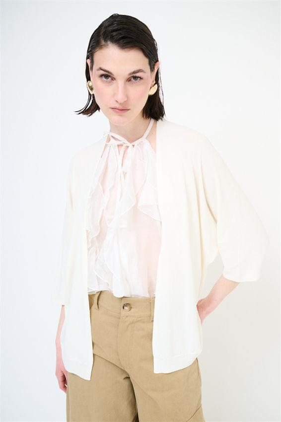 Thumbnail: Cardigan aperto in viscosa