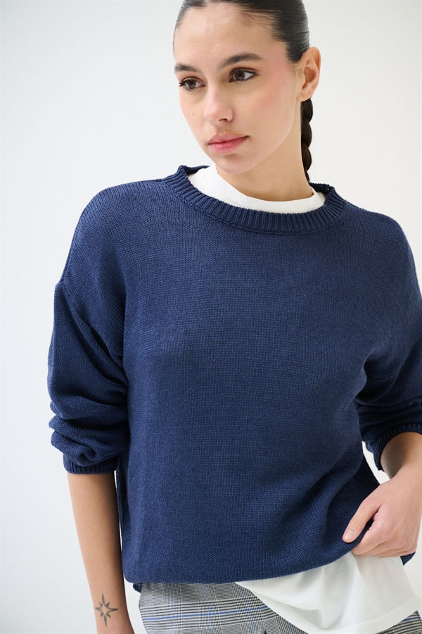 Thumbnail: Maglioncino paricollo in cotone