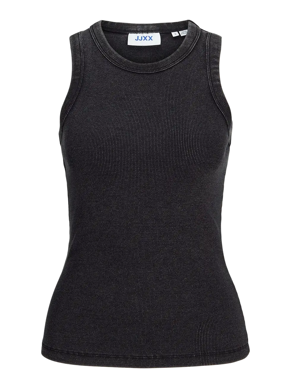 Thumbnail: Canotta basic a costine effetto slavato