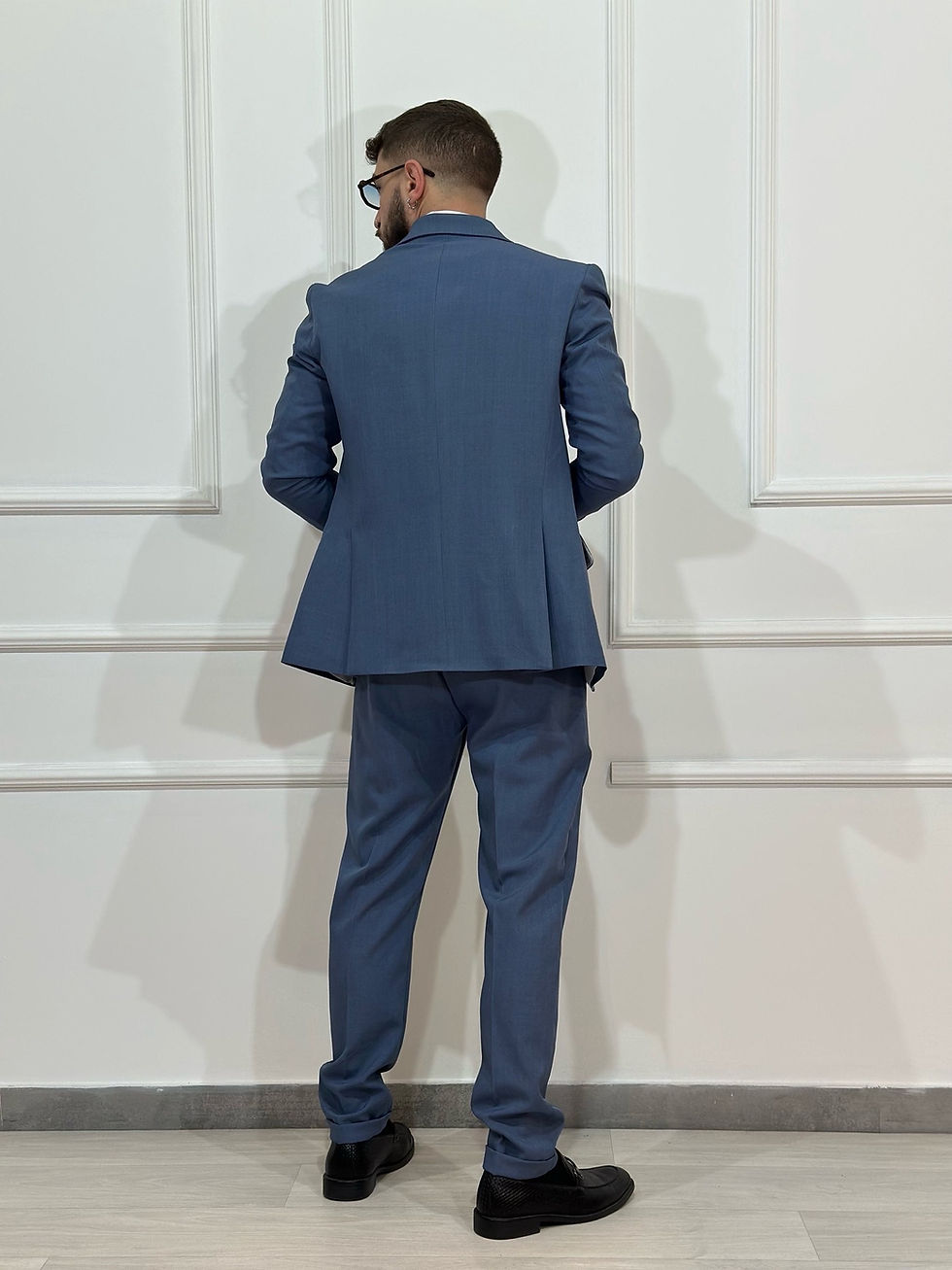 Thumbnail: Blazer monopetto color denim