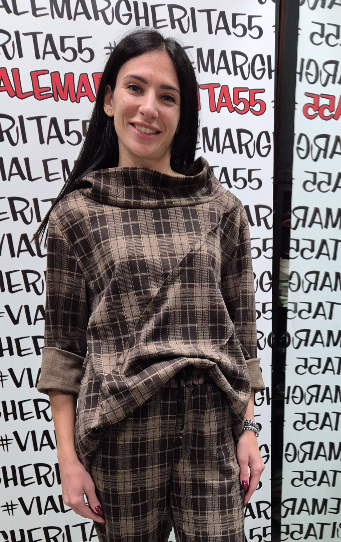 Maglia a fantasia scozzese