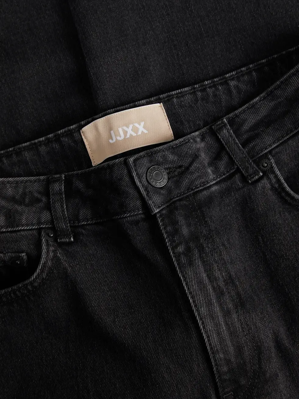 Miniatura: Jeans slim neri slavati