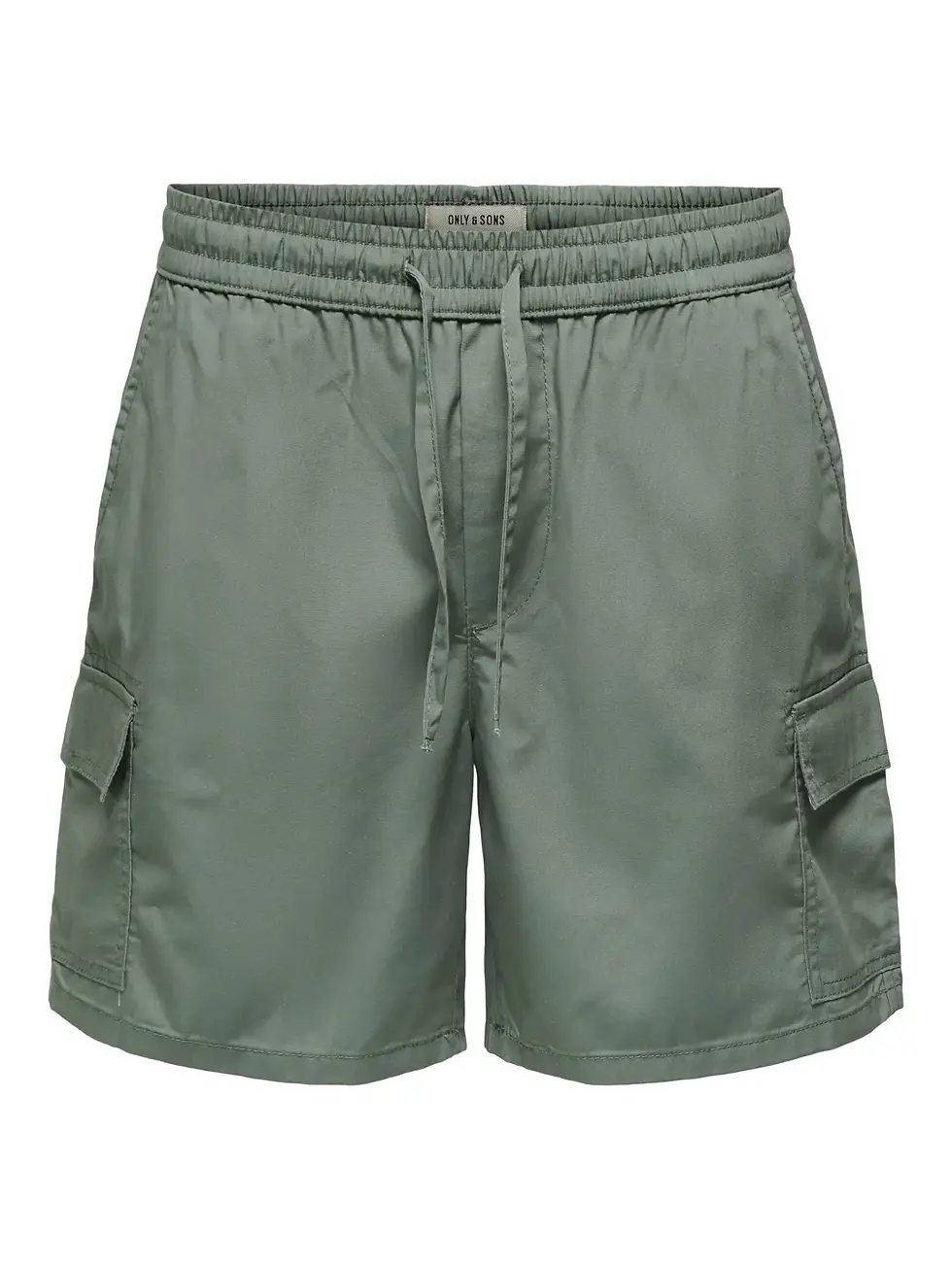 Thumbnail: Bermuda cargo verdi in misto cotone