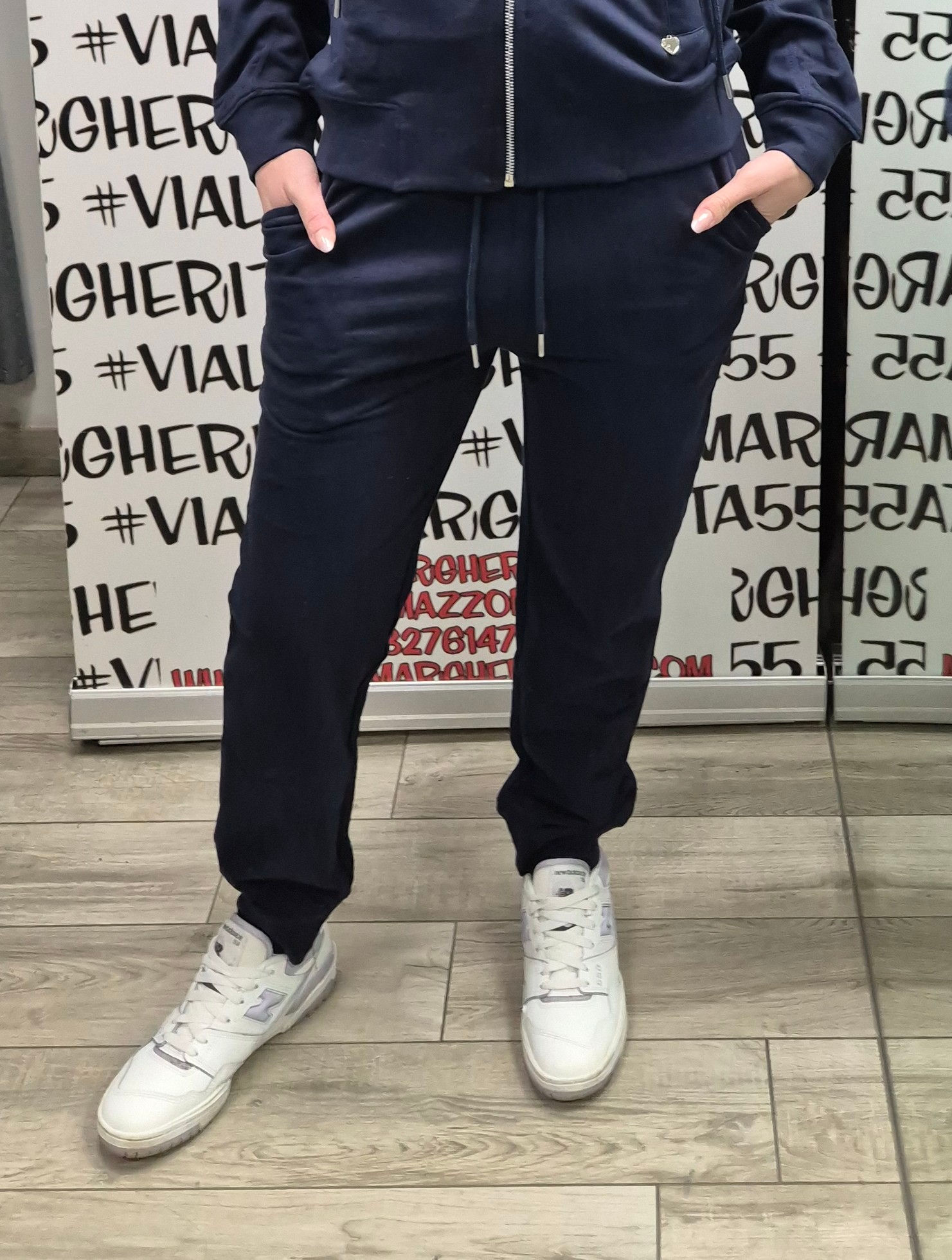 Pantaloni jogger con polsino