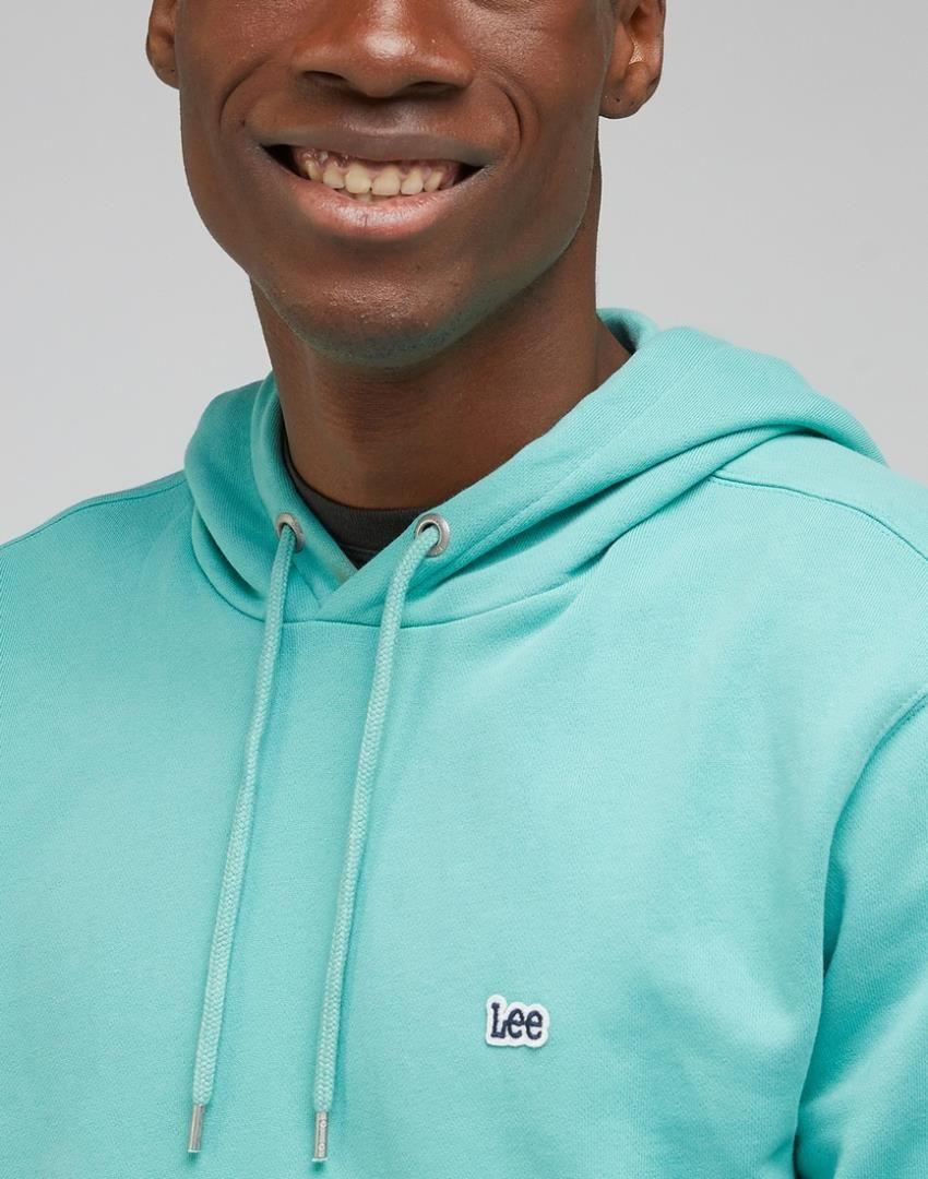 Thumbnail: Felpa con cappuccio LEE verde acqua
